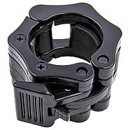 Замки 2 шт. 50 мм Lock-Jaw PRO з фіксатором для грифа (пластик, ціна за 2 шт.), фото 2