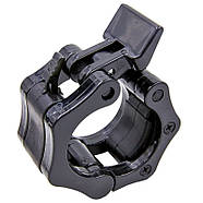 Замки 2 шт. 50 мм Lock-Jaw PRO з фіксатором для грифа (пластик, ціна за 2 шт.), фото 3