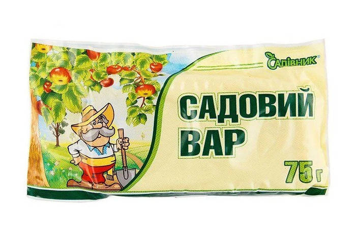 Садовий вар 75г "Садівник" (брикет), Агрохімпак, фото 1