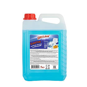 Засіб по догляду за унітазами San Clean Сантик 5 л.