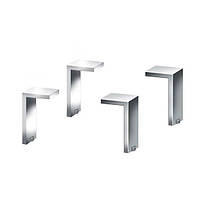 L-CUBE ніжки для тумби, 4 шт., хром