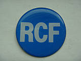 Шильдик 40mm (самоклеючий) на сітку колонки RCF, фото 3