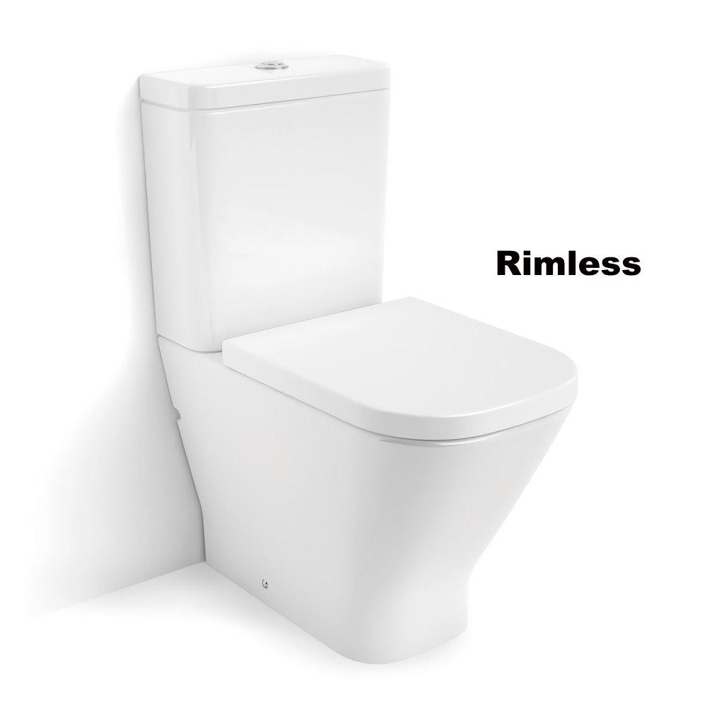 GAP Rectangular унітаз підлоговий, в комплекті з бачком, з сидінням з системою плавного опускання, фото 1