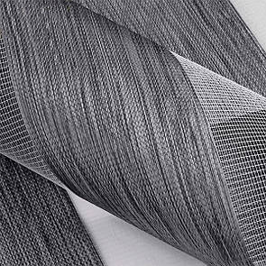 Рулонні штори день ніч під натуральні Антрацит. Тканинні ролети,