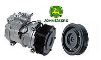 Компрессор Denso 10PA17C John Deere 146mm 8PV, 12V. John Deere, Claas