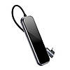 Переходник Baseus USB-Hub Multi-functional (Type-C to 4xUSB3.0+PD), Deep gray (CAHUB-EZ0G), фото 3