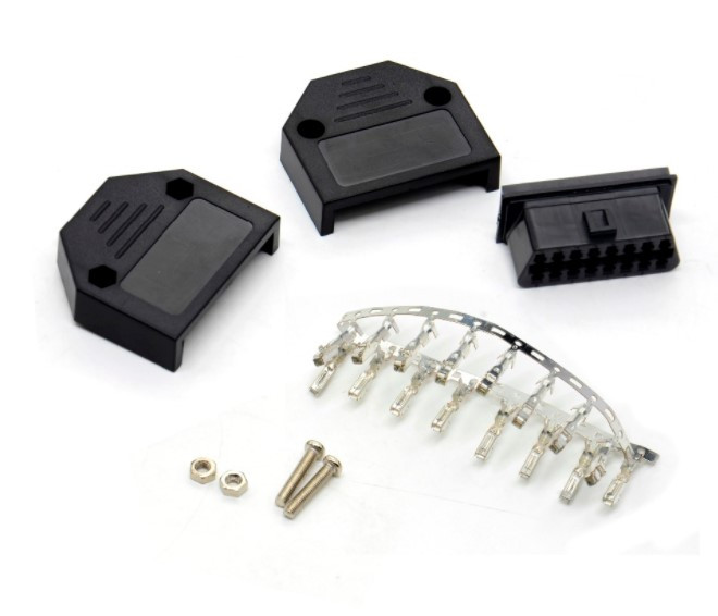 Діагностичний роз'єм-колодка OBD2 16 pin мама