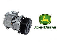 Компрессор кондиционера John Deere 10PA17C 24В, PV8/140mm (AT172975)