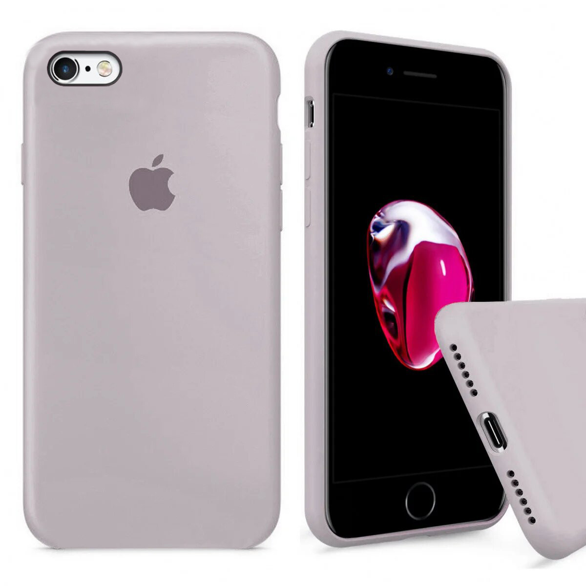Чохол Silicone FULL case для IPhone 6 Plus/6s Plus Lavander лаванда