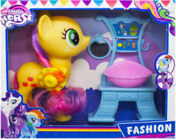 Ігровий набір "Lovely horse", рожевий , жовтій, блакитний