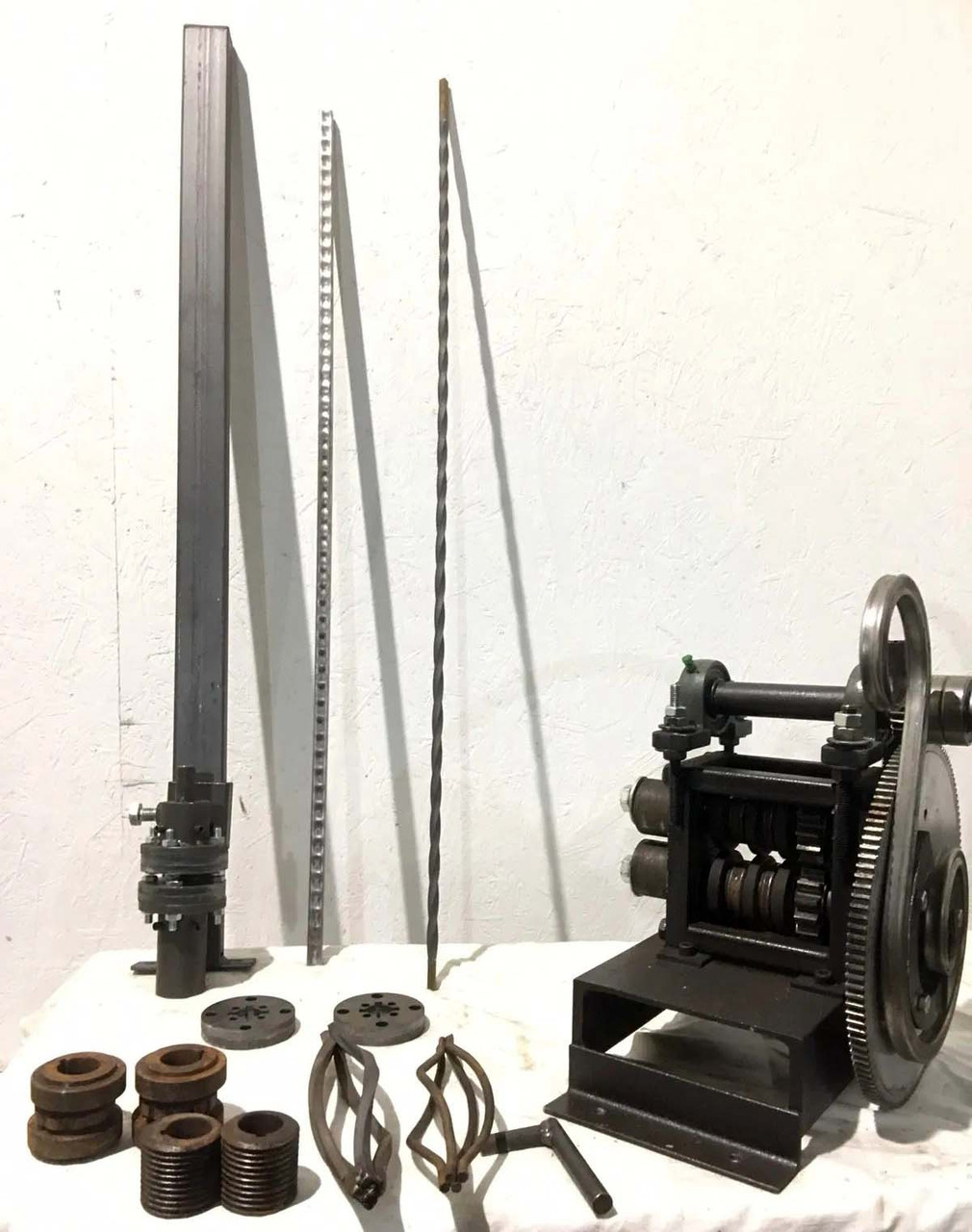 Універсальний гибочний верстат для холодної ковки 4в1 Торсіон Кошик Равлик Блок посилення PsTech