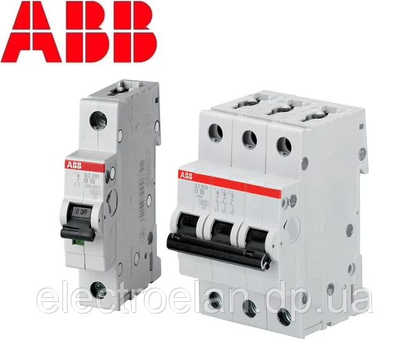 Автоматический выключатель SZ203-C40 ABB, 3P, 40А, 6KA, тип C, 2CDS253025R0404 - фото 3 - id-p1357255098