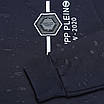 Світшот чоловічий т синій PHILIPP PLEIN з патчем #2 DBLU L(Р) 21-515-012 S, фото 5