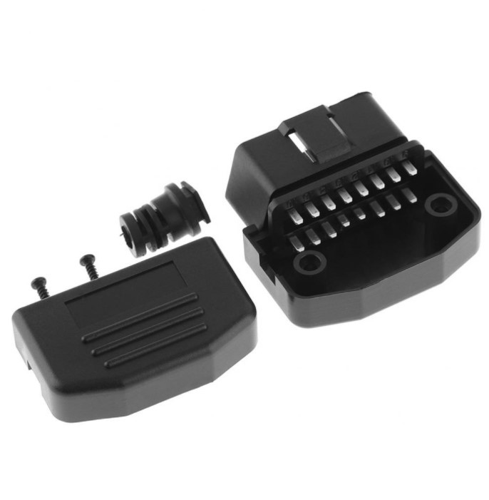 Діагностичний роз'єм-колодка OBD2 16 pin типу "тато"