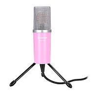 Микрофон для караоке Takstar PCM-1200p, розовый
