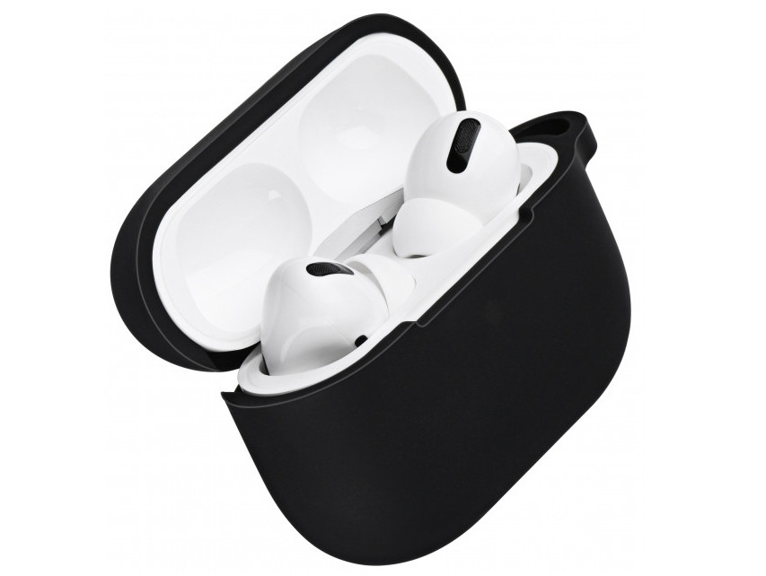 Чохол силіконовий з карабіном для навушників Apple AirPods Pro
