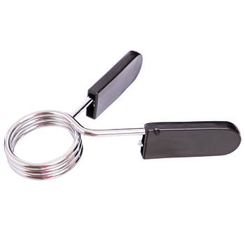 Замок для грифа d-50 мм пружинний (1 шт.) (метал хромований, ціна за 1 шт.)