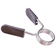 Замок для грифа d-50 мм пружинний (1 шт.) (метал хромований, ціна за 1 шт.), фото 2