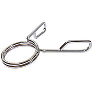Замок для грифа d-50 мм пружинний (1 шт.) (метал хромований, ціна за 1 шт.), фото 2
