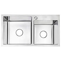 Кухонна мийка Lidz H7843 Brush 3.0/1.0 мм (LIDZH7843BRU3010)