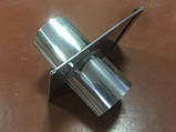 Шибер неіржавіюча сталь 0,5 мм, діаметр 130 мм димохід , вентиляція, фото 10