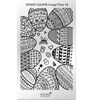 Мініпластику для стемпінгу Konad Square Image Plate 16