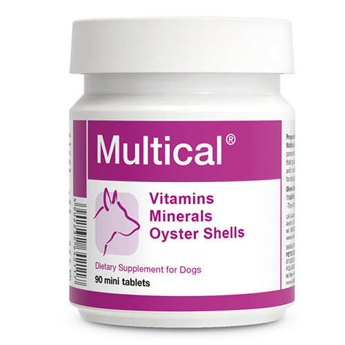 MULTICAL MINI (МУЛЬТИКАЛЬ МІНІ) Віт-Хв. корм комплекс для собак міні порід 90 таб