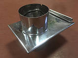 Шибер неіржавіюча сталь 0,5 мм, діаметр 140 мм. димохід , вентиляція, фото 9