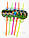 Коктейльні трубочки Майнкрафт середні та великі з гофрою (10 шт/уп.) -, фото 2