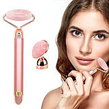 ОПТ Електричний ролик-масажер для обличчя Flawless Facial Вібромасажор Flawless contour Флаулес контур, фото 2