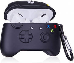 Чохол для навушників Apple AirPods Pro Alitek GamePad (Геймпад) Black + карабін, фото 5