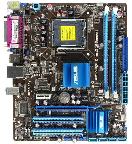 Материнська плата Asus P5G41T-M LX (s775, G41, PCI-Ex16), Xeon Ready, (б/в), фото 1