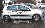 Молдинги на двері для Volkswagen Golf VI 5dr 2008-2013, фото 6