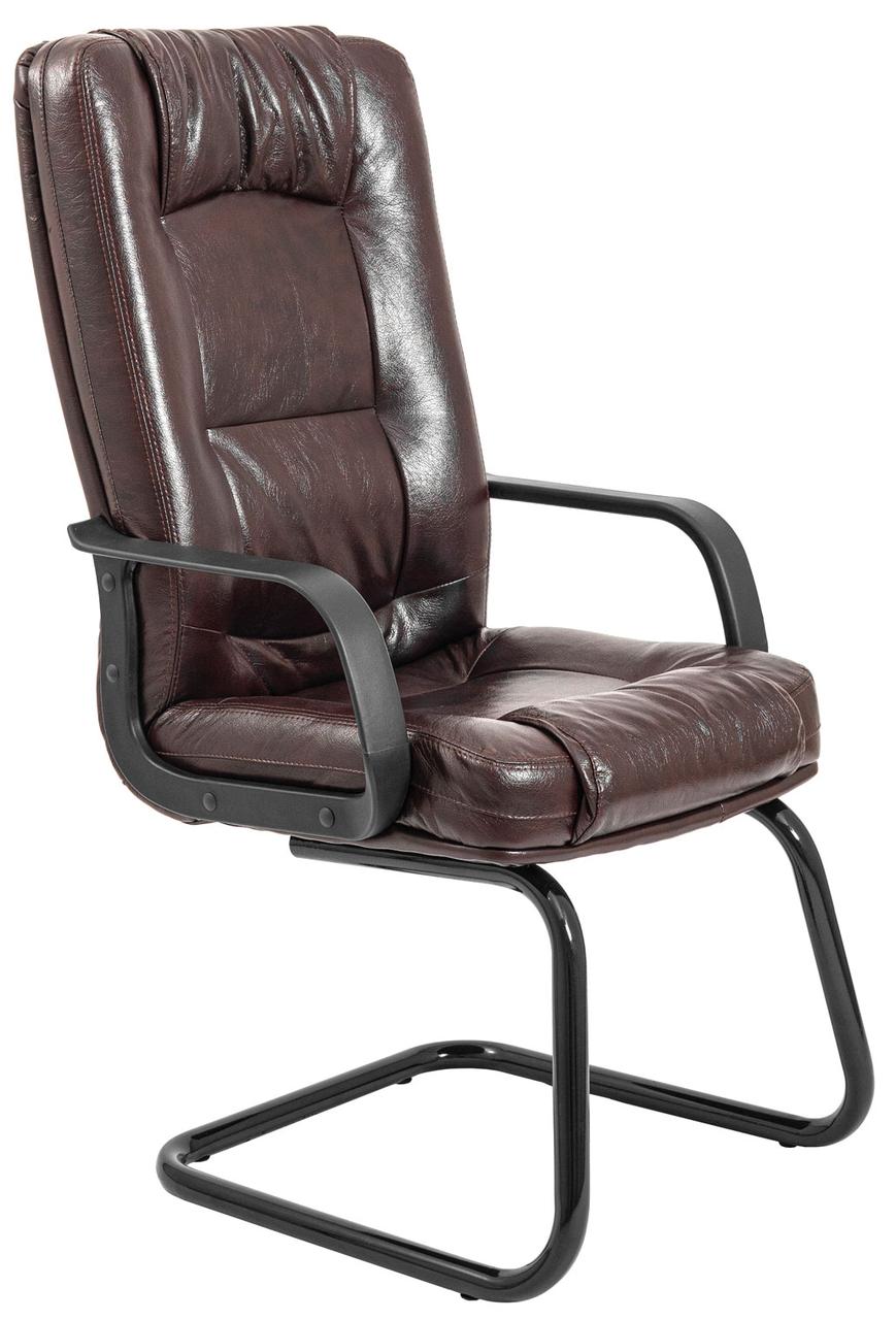 Конференційне крісло на чорних полозах Альберто CF Alberto CF Richman, крісло для залу засідань, фото 1