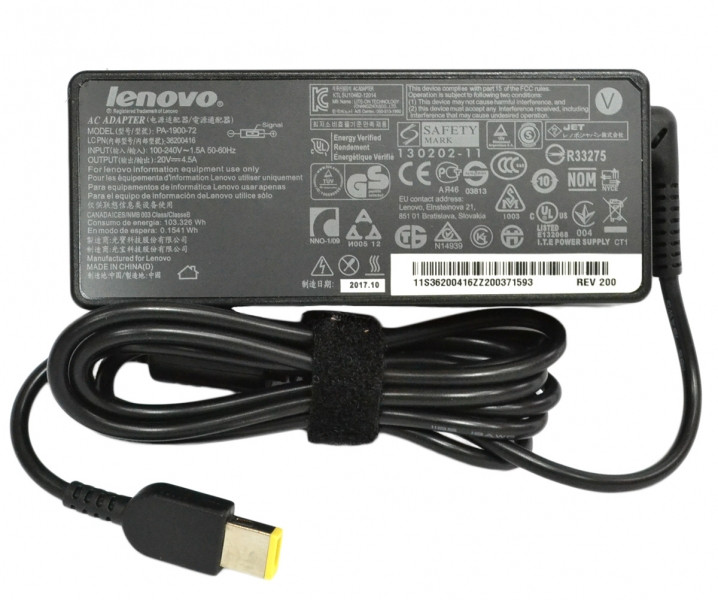 Блок живлення для ноутбука Lenovo 20V 4.5A 90W