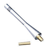 Універсальна автомобільна Антена коротка 8 см 2 перехідника, фото 3