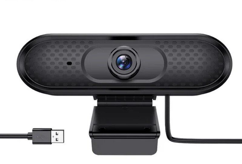 Web Камера для комп'ютера / ноутбука HOCO USB Computer Camera DI01 |1080| Чорний
