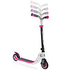 Самокат Globber FLOW Foldable 125 White - Neon Pink (біло-рожевий), фото 5