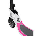 Самокат Globber FLOW Foldable 125 White - Neon Pink (біло-рожевий), фото 6