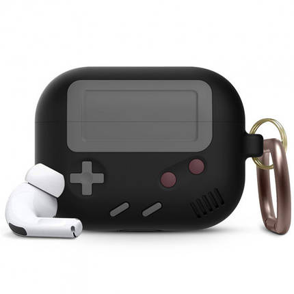 Чохол для навушників Apple AirPods Pro Alitek Ігрова консоль Black + карабін, фото 1