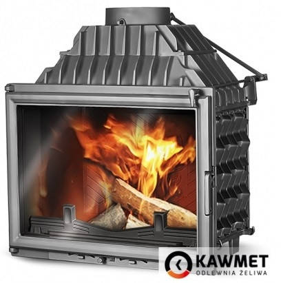 Камінна топка KAW-MET W11 (18 кВт) Modern із шибером, фото 1