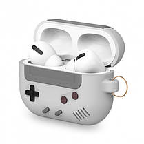 Чохол для навушників Apple AirPods Pro Alitek Ігрова консоль White + карабін, фото 5