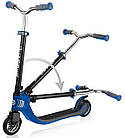 Самокат Globber FLOW Foldable 125 Black - Navy Blue (чорно-синій), фото 3