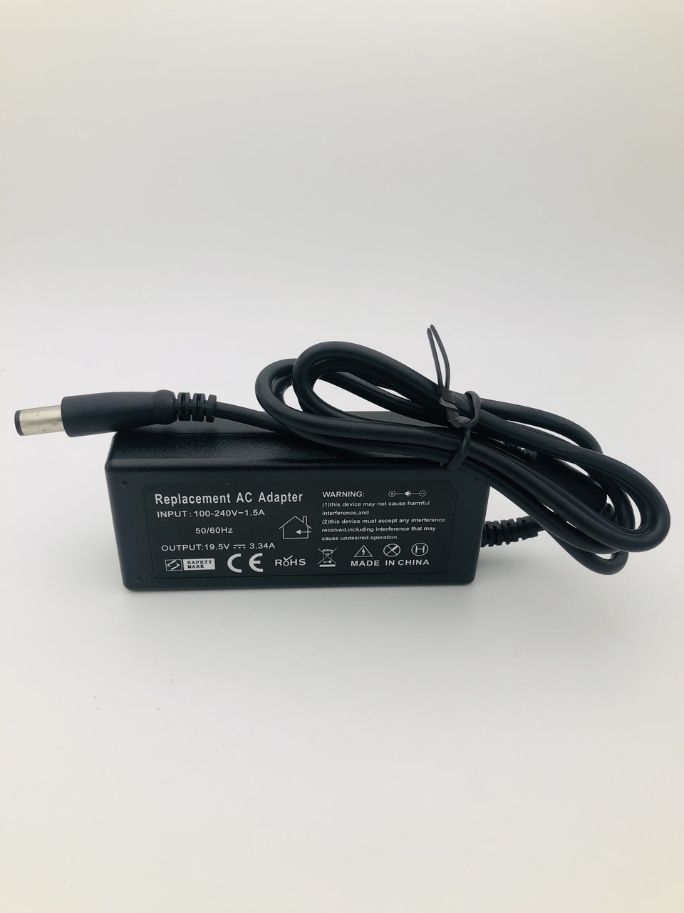 Блок живлення для ноутбука Dell, роз'єм 7.4*5.0 pin, 19.5 V, 3.34 A, 65W, чорний, без кабелю
