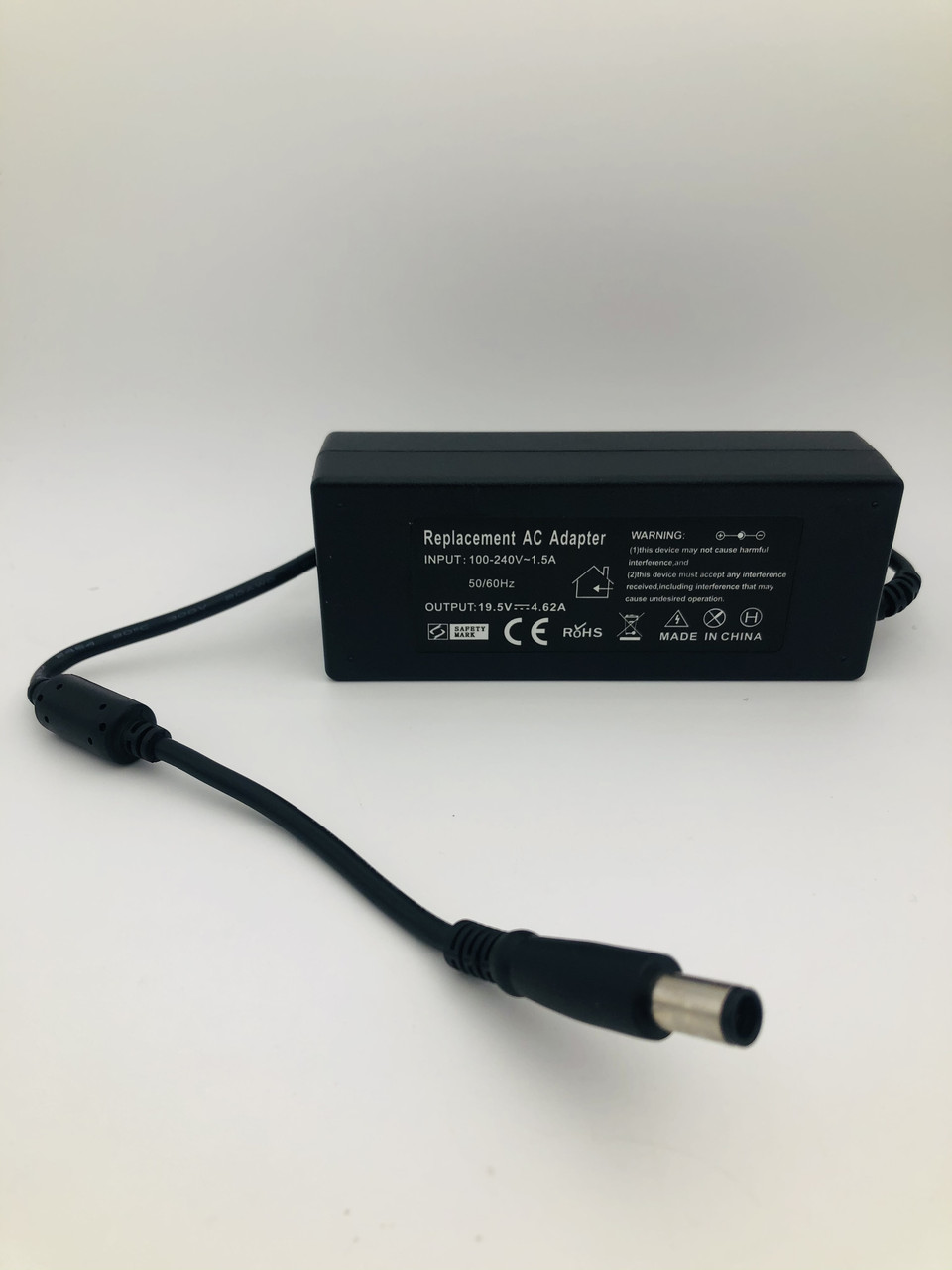 Блок живлення для ноутбука Dell, роз'єм 7.4*5.0 pin, 19.5 V, 4.62 A, 90W, чорний, без кабелю, фото 1