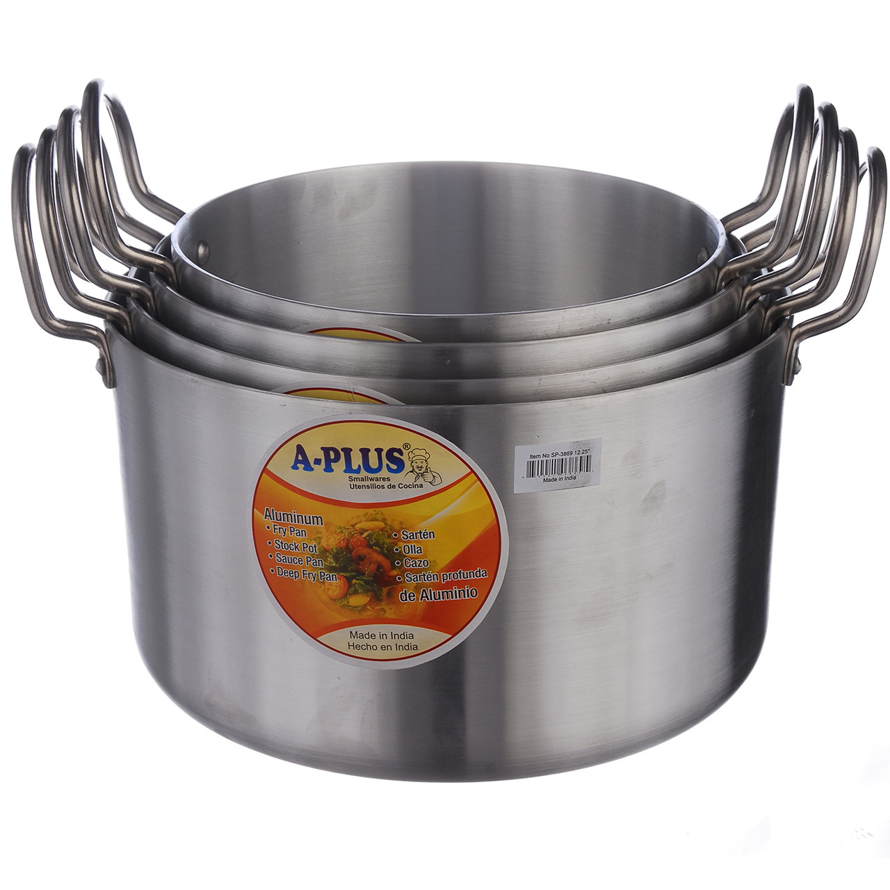 Набір каструль A-PLUS 8 предметів (3866) Алюмінієвих