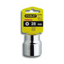 Головка торцева STANLEY 1/2"х 28мм, з дванадцятигранному профілем, метрична, в блістері.