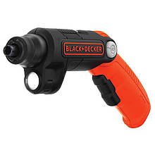 Викрутка BLACK+DECKER, 3.6 Li-Ion, 180 об/хв, реверс, підсвічування, вага 0.35 кг