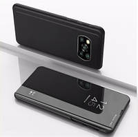 Чохол-книжка Mirror для Xiaomi Poco X3 Дзеркальний чорний