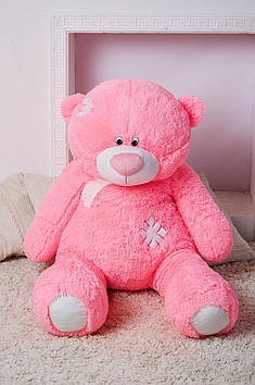 Плюшевий Ведмедик Тедді 110 см Яскраво рожевий